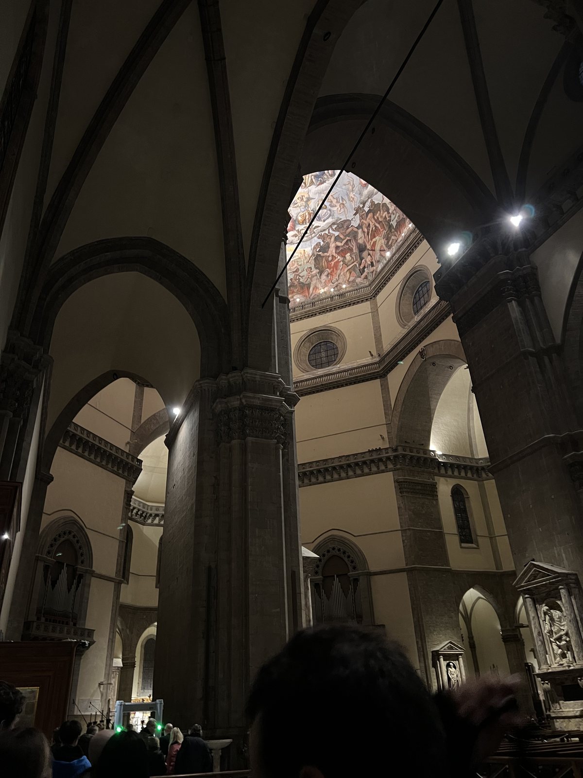 The crossing, and the Last Judgement overhead