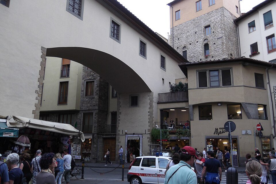 The streets by the river, full of places to eat