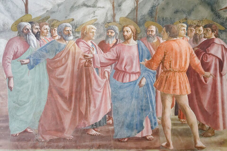 The Tribute Money Masaccio Cappella Brancacci
