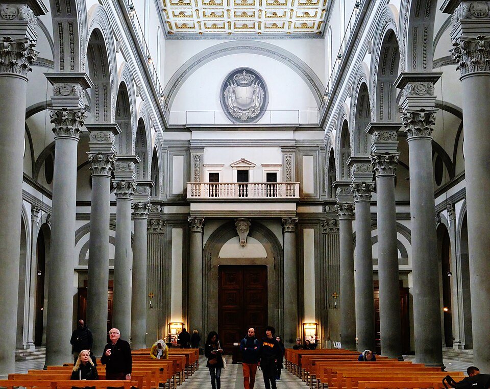 Firenze Basilica di San Lorenzo Interno Navata Est 2