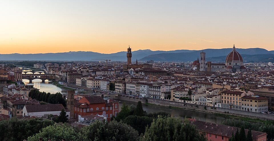 Vista de Florencia desde Piazzale Michelangelo, Italia, 2022 09 18, DD 199