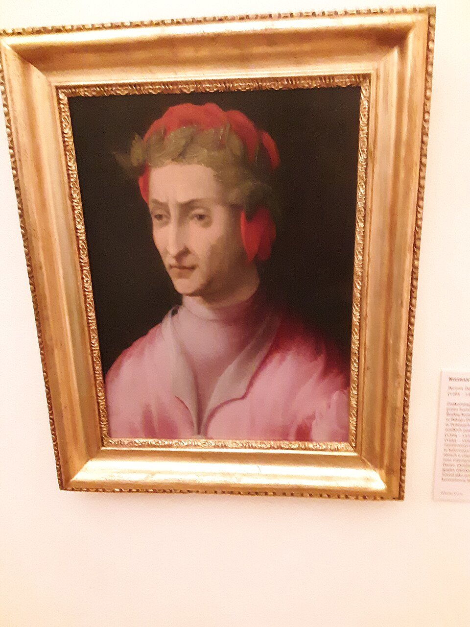 Portrait of Dante Alighieri in the Czartoryski Museum