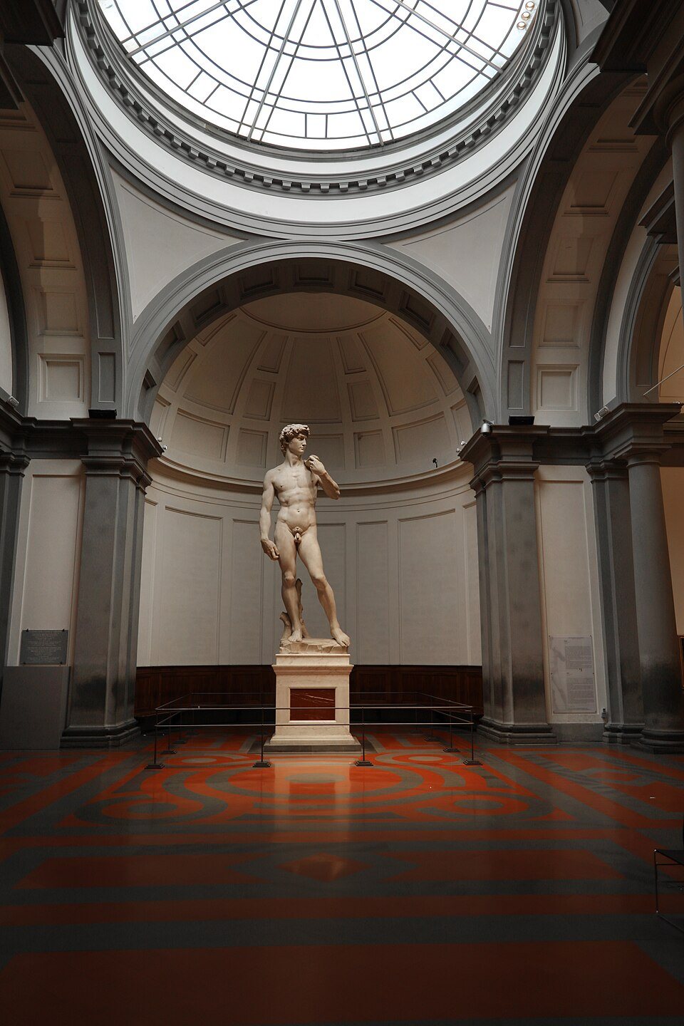 Firenze, galleria dell'accademia, tribuna del david 01