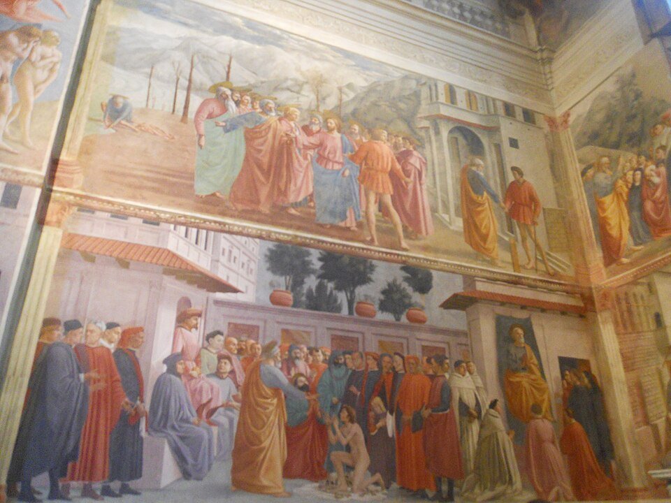 Masaccio Art at Santa Maria del Carmine Brancacci Chapel