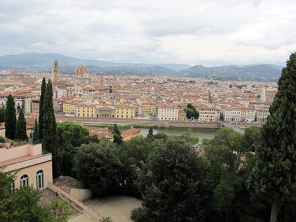 Villa bardini, veduta su firenze, 01