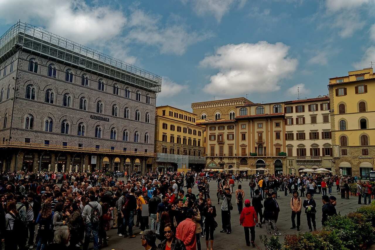 Firenze Florence Piazza della Signoria View NW
