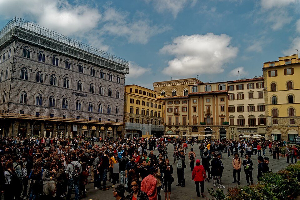 Firenze Florence Piazza della Signoria View NW