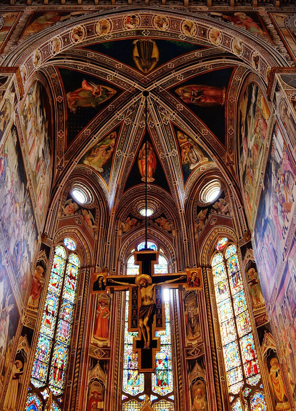 Firenze Basilica di Santa Croce Interno Coro Cappella Maggiore 7