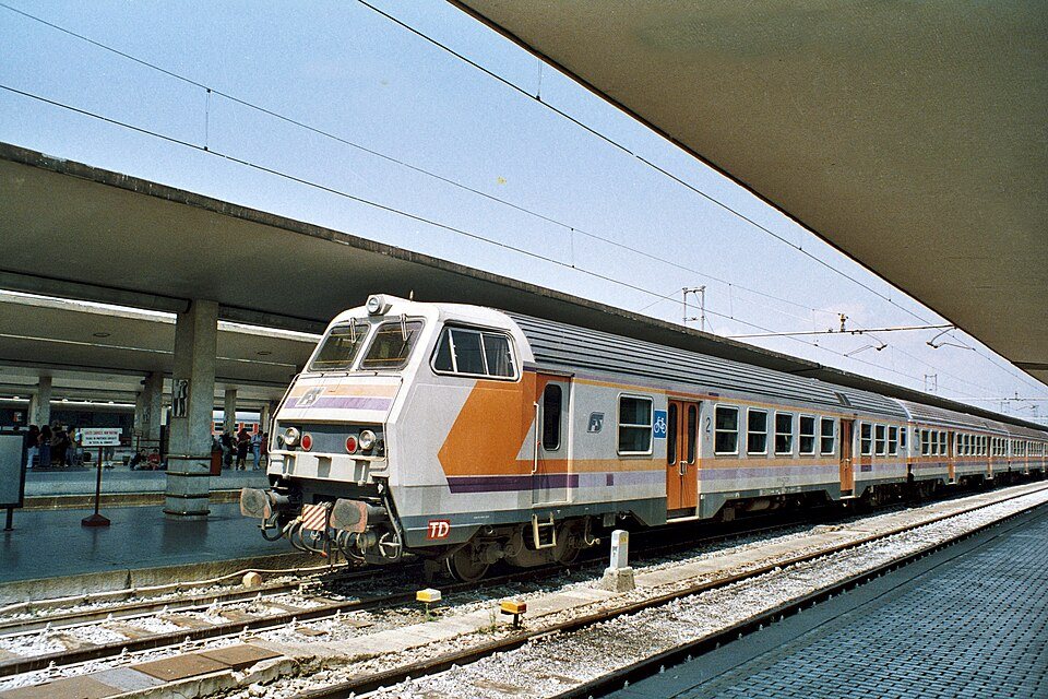 Firenze stazione Santa Maria Novella carrozza pilota MDVC TD 1997