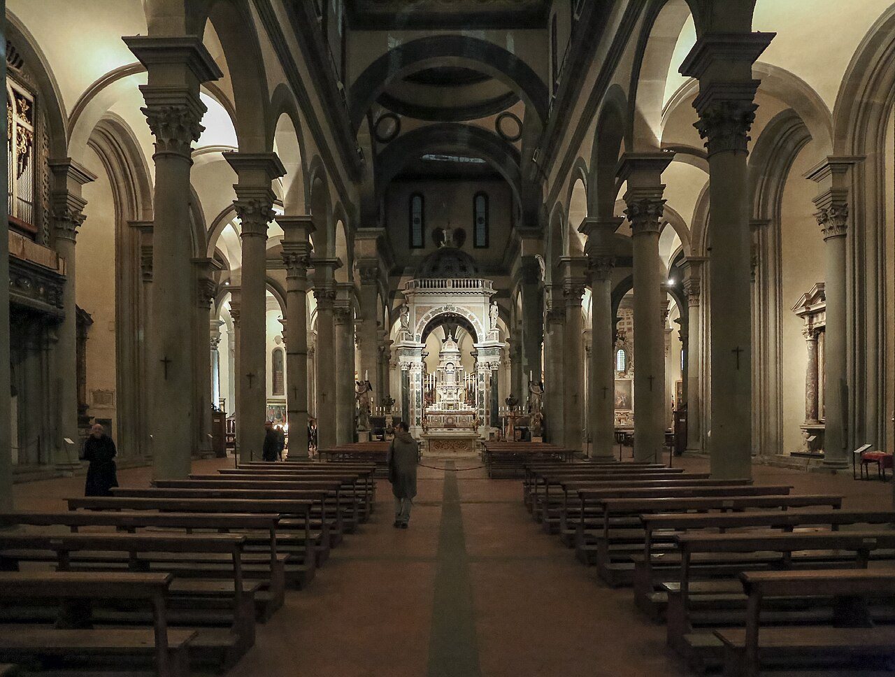 Firenze, santo spirito, interno (2017) 175