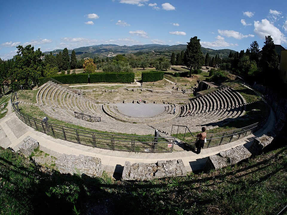 Theatre archaeological site Fiesole n01
