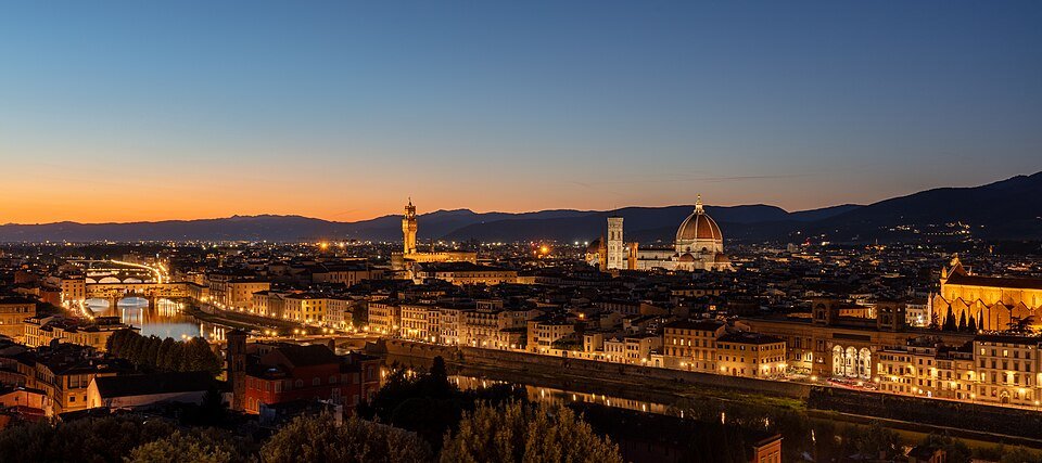 Vista de Florencia desde Piazzale Michelangelo, Italia, 2022 09 18, DD 212 214 HDR